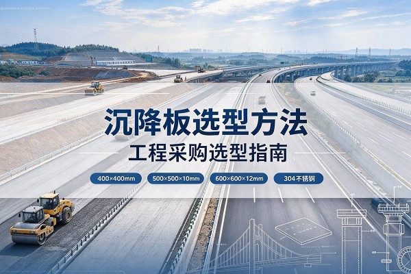 西乌珠穆沁旗沉降板选择方法