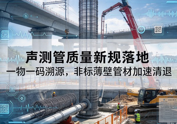 西乌珠穆沁旗声测管质量新规落地，一物一码溯源，非标薄壁管材加速清退