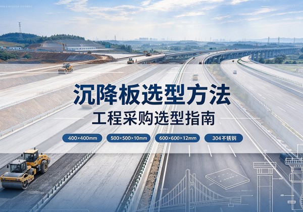 西乌珠穆沁旗沉降板选择方法
